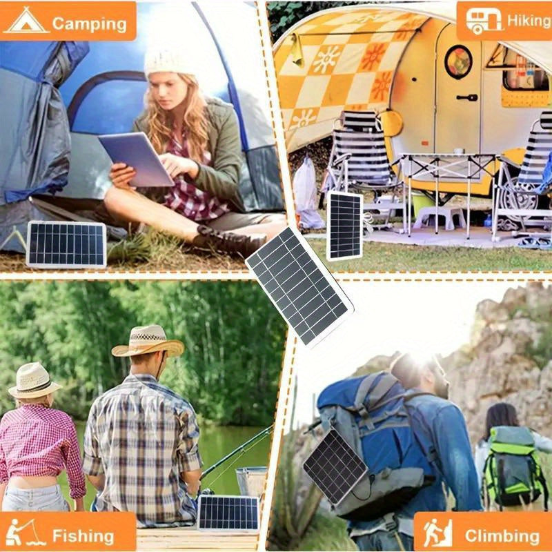 Tragbares USB-Solarladegerät für Reisen und Camping