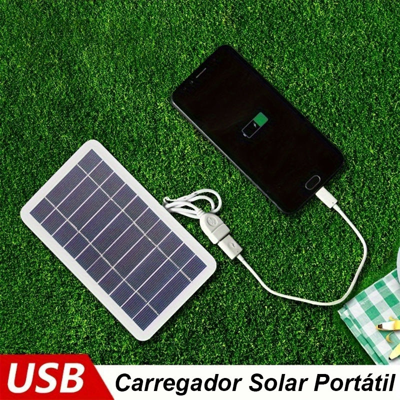 Tragbares USB-Solarladegerät für Reisen und Camping