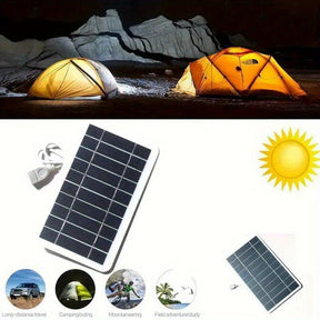 Tragbares USB-Solarladegerät für Reisen und Camping