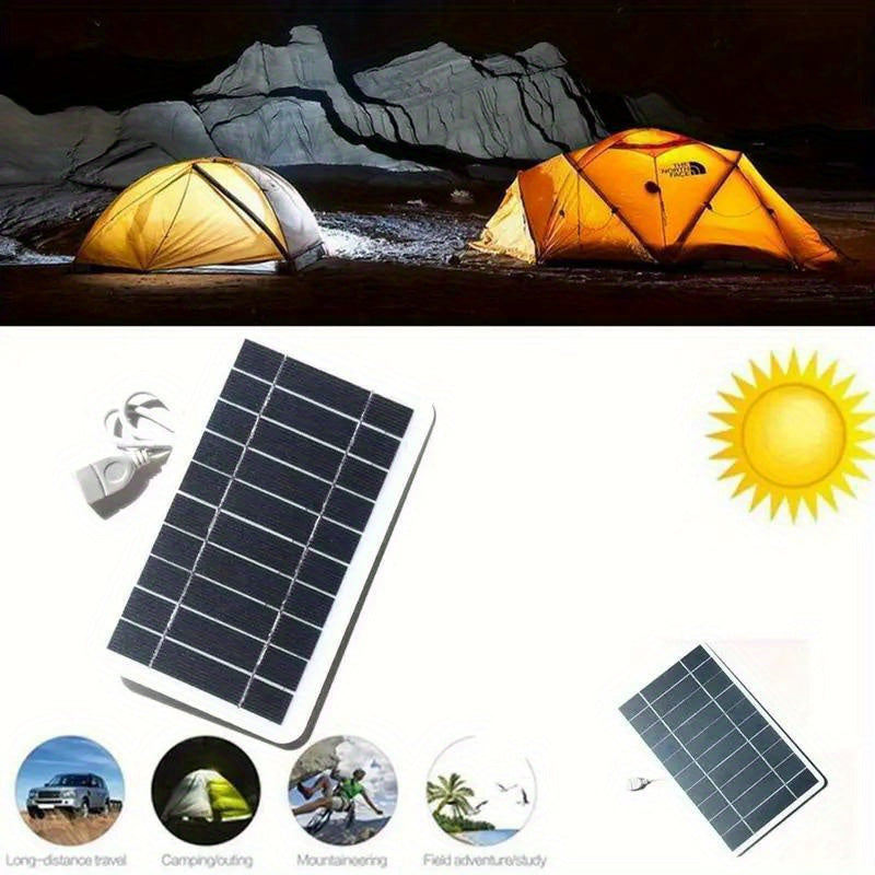 Tragbares USB-Solarladegerät für Reisen und Camping