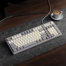 EWEADN Kabelgebundene Gaming-Tastatur, 98 Tasten, Regenbogen-Hintergrundbeleuchtung